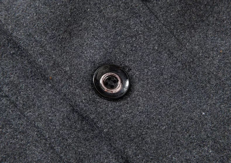 Damien – Klassischer Wollmantel mit Stehkragen Herren