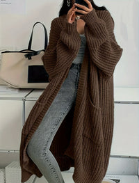 Cardigan Damen mit lässigem Schnitt und praktischen Taschen | A&B - 1 - Annoboutique