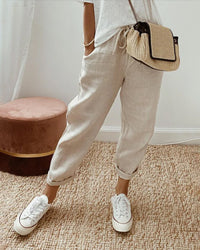 Mila – Lässige Damen Hose mit Tunnelzug