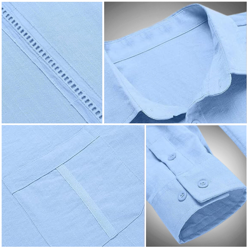 Marco – Lässiges Langarmhemd Mit Brusttasche