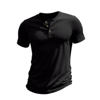 Ethan - Herren Kurzarmshirt mit Knopfleiste