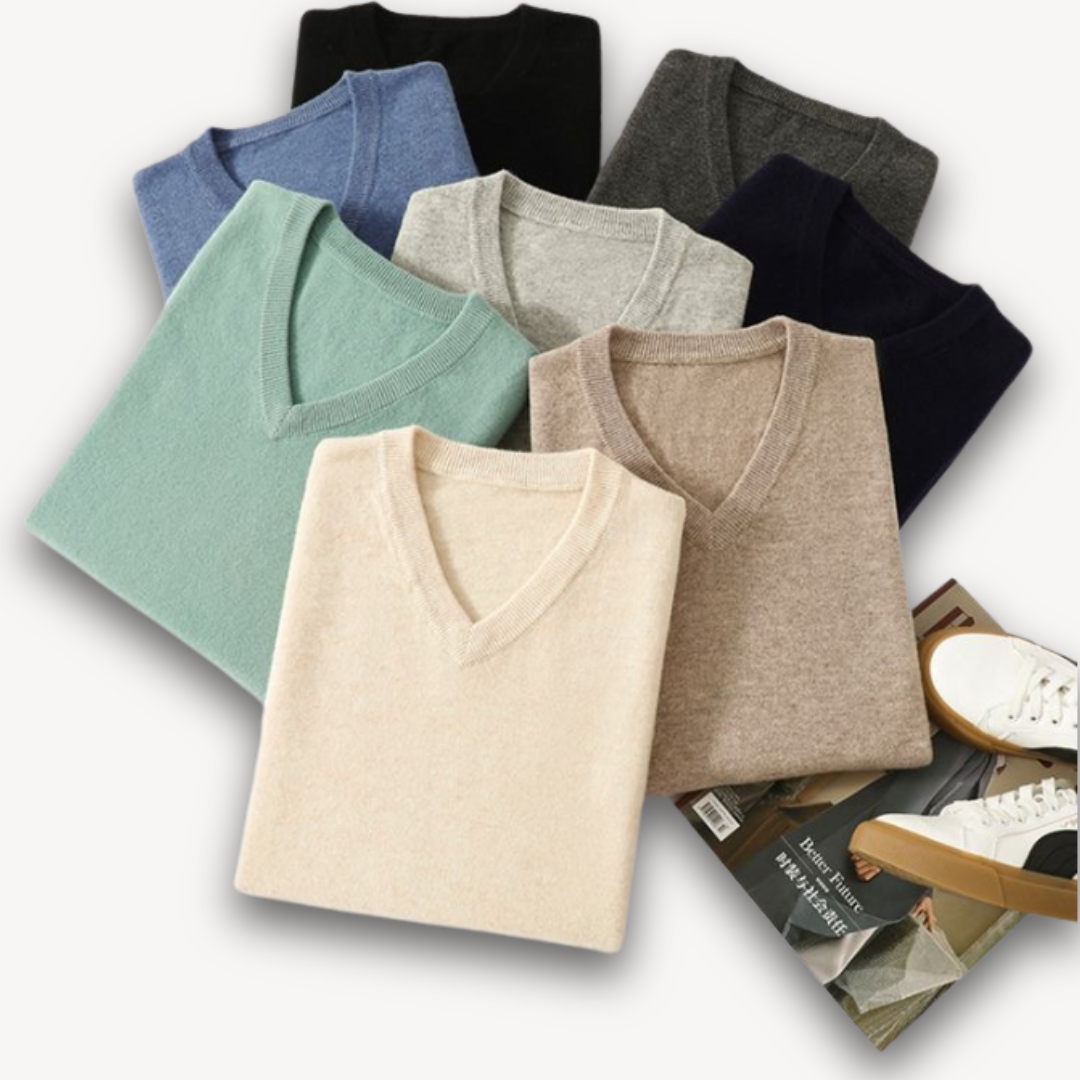 Jonas – Pullover mit Hemdkragen-Optik für Herren