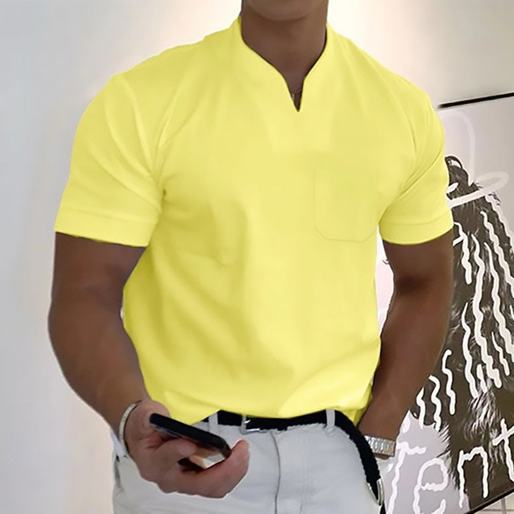 Patrick – Modernes Herren T-Shirt mit minimalistischem Ausschnitt - 9 - Annoboutique