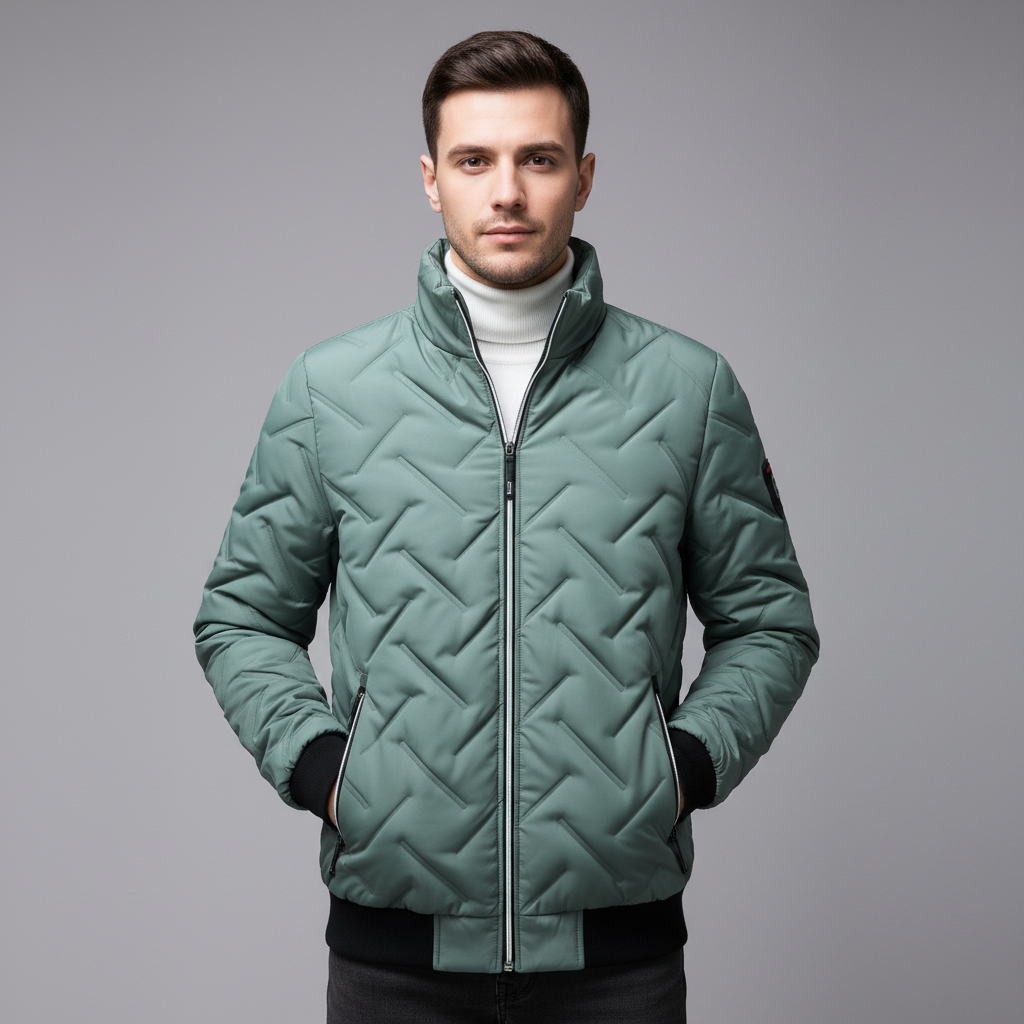 Cole – Gesteppte Übergangsjacke mit Stehkragen Herren