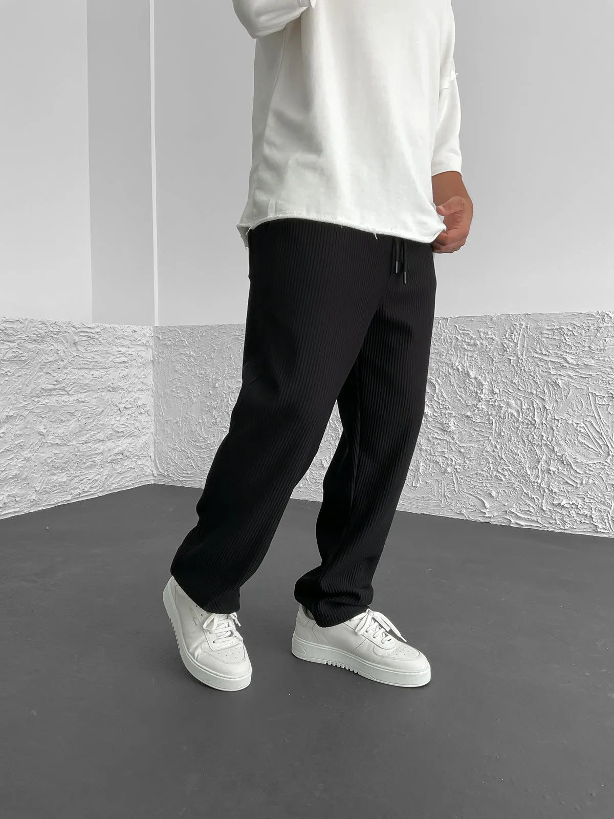 Ryan – Lässige Rippstrick-Jogpants für Herren