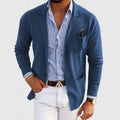 David – Lässiger Leinen Blazer Mit Klassischem Revers