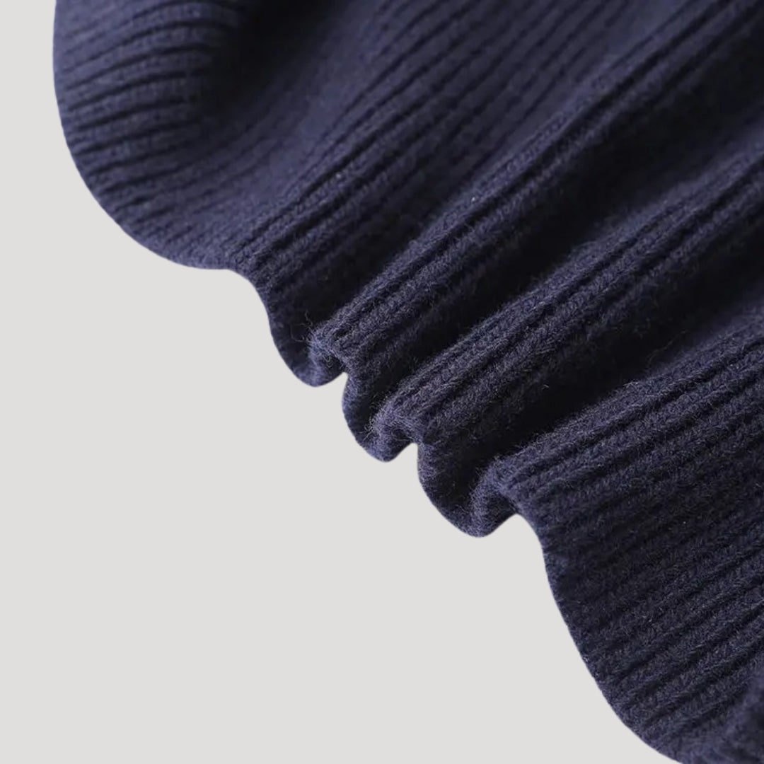 Lydia – Strukturierter Damen Cardigan mit Hemdkragen