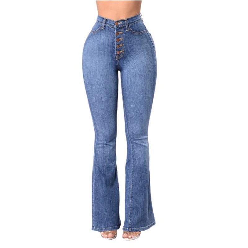 Clara – High-Waist Schlagjeans Damen