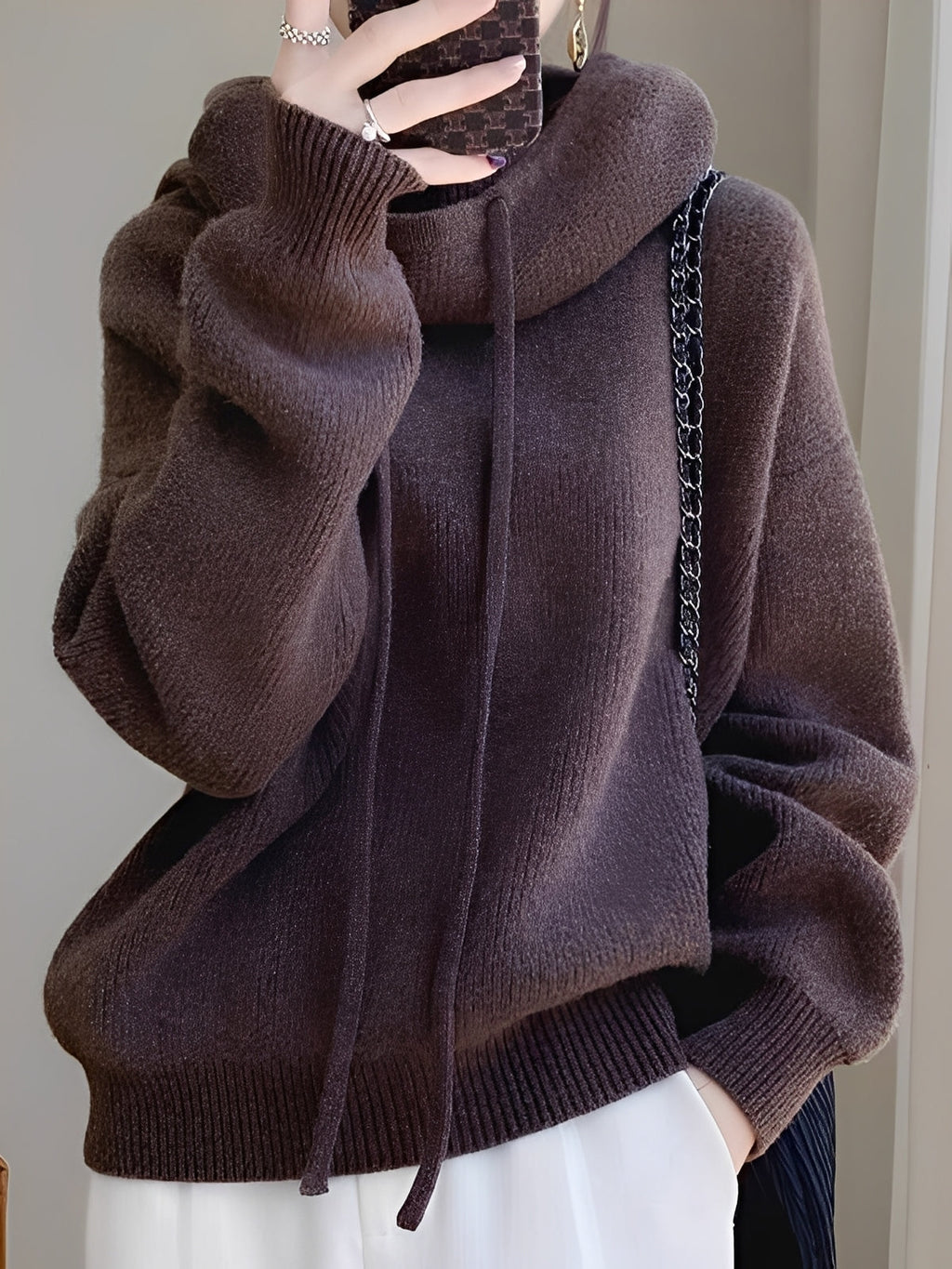 Lea – Strickpullover mit Rollkragen für Damen