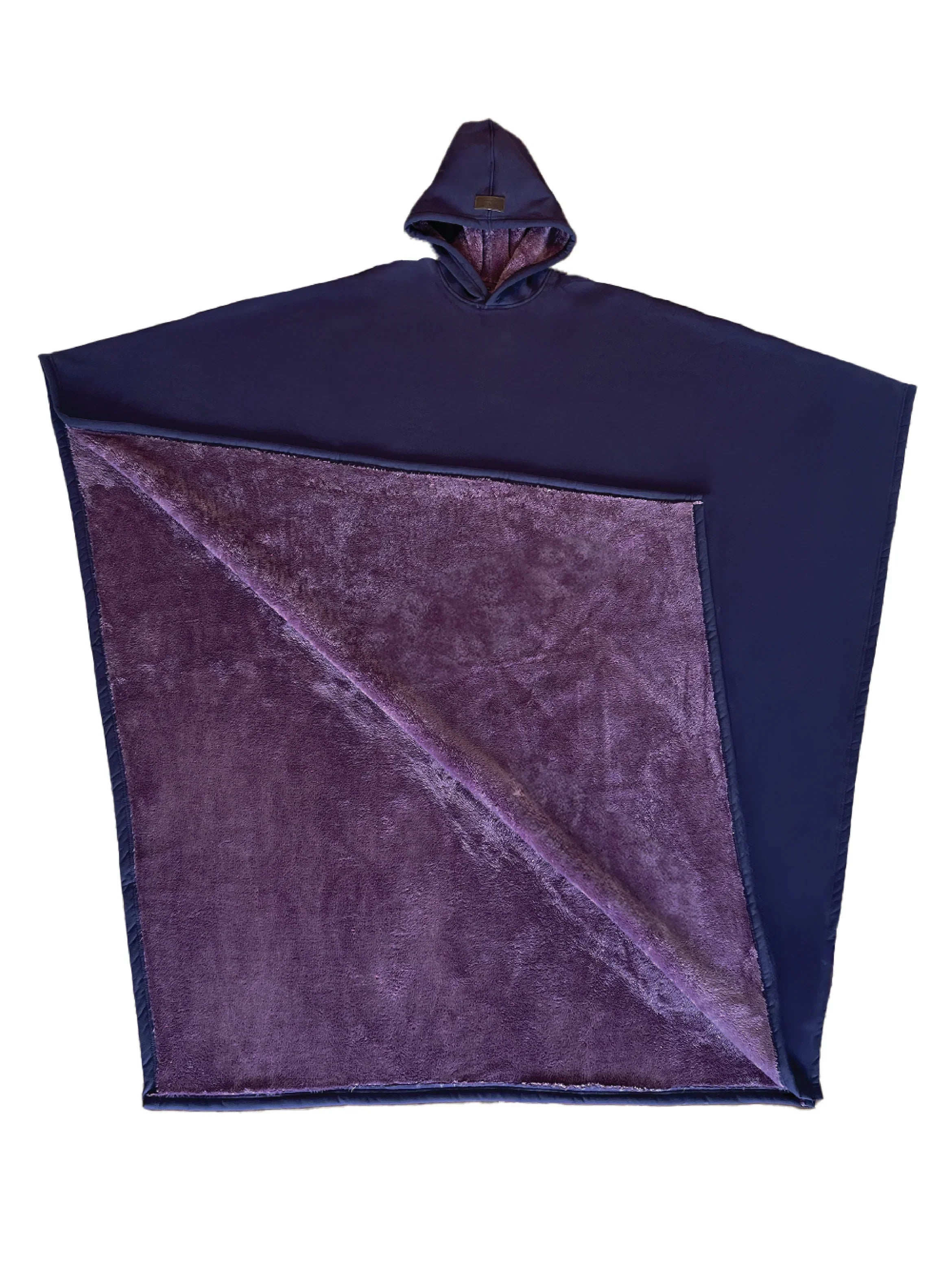 Adrian - Herren Poncho mit Kapuze bequem