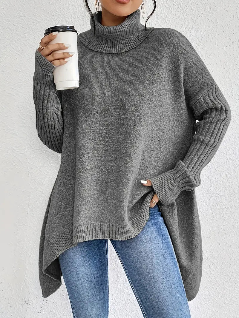 Sienna – Oversize-Rollkragenpullover für Damen