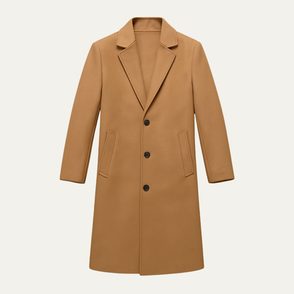 Javier – Eleganter Herren Wintermantel in langer Silhouette