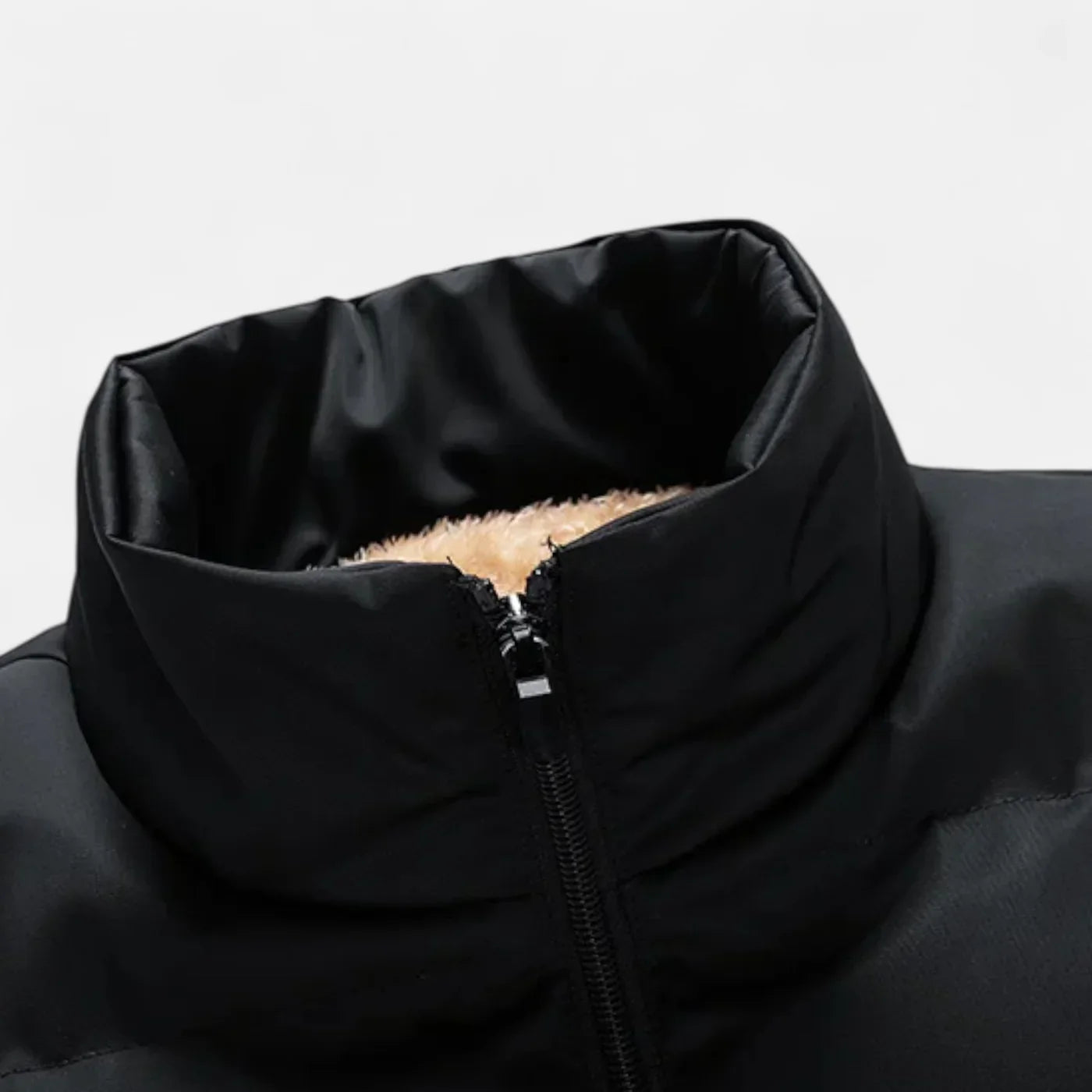 Lucas – Gefütterte Stepp Herren Weste mit Stehkragen