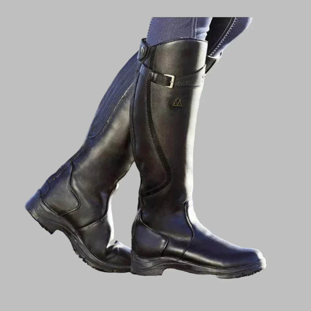 Grace – Klassische Kniehohe Damen Lederstiefel