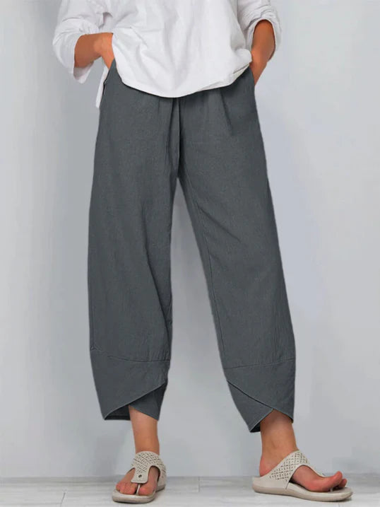 Anna – Damen Locker geschnittene Stoffhose