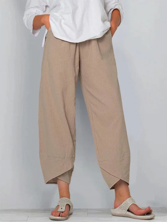 Anna – Damen Locker geschnittene Stoffhose