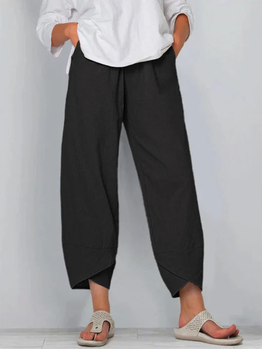 Anna – Damen Locker geschnittene Stoffhose