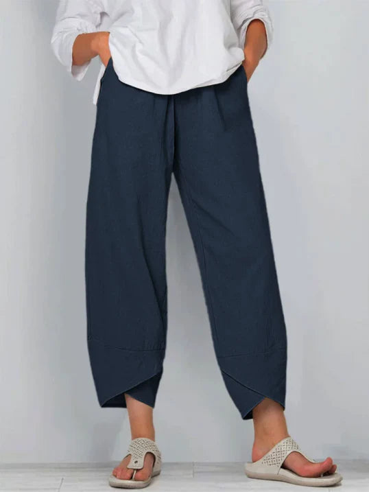 Anna – Damen Locker geschnittene Stoffhose