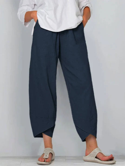 Anna – Damen Locker geschnittene Stoffhose