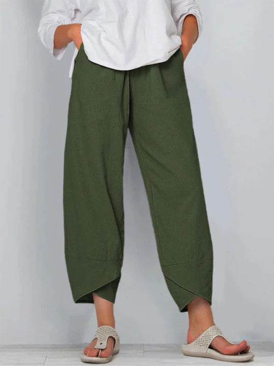 Anna – Damen Locker geschnittene Stoffhose