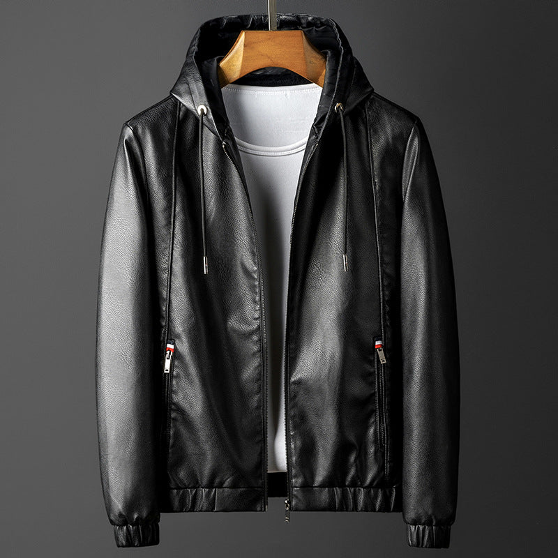 Herren Bomberjacke mit Kapuze - Bequemer Schnitt und Reißverschluss - J&B - 5 - Annoboutique