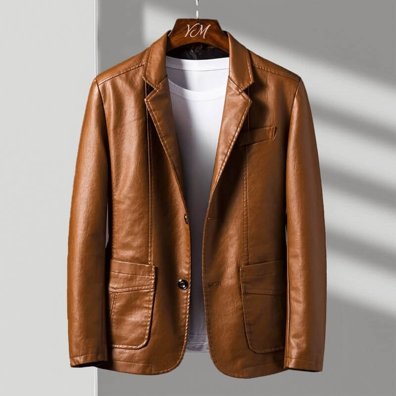 Eleganter Herren Blazer mit taillierter Silhouette und fallendem Revers - J&B - 5 - Annoboutique