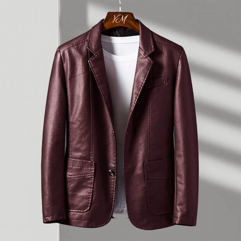 Eleganter Herren Blazer mit taillierter Silhouette und fallendem Revers - J&B - 1 - Annoboutique