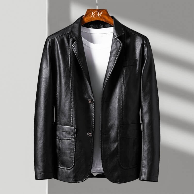Eleganter Herren Blazer mit taillierter Silhouette und fallendem Revers - J&B - 3 - Annoboutique