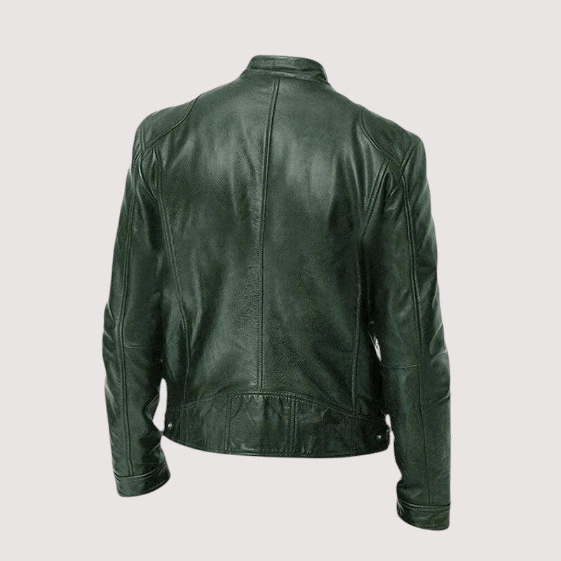Herren Lederjacke – Elegante Passform mit praktischen Taschen - J&B - 8 - Annoboutique