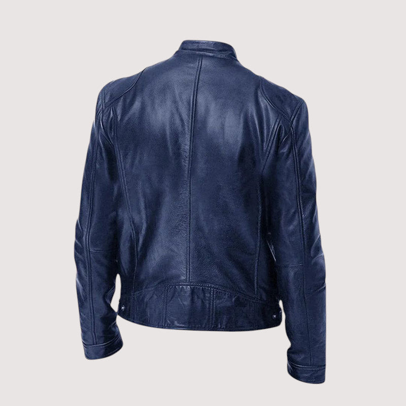Herren Lederjacke – Elegante Passform mit praktischen Taschen - J&B - 9 - Annoboutique