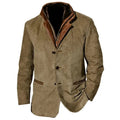 Utility-Stil Herrenjacke mit elegantem Kragen - J&B - 2 - Annoboutique