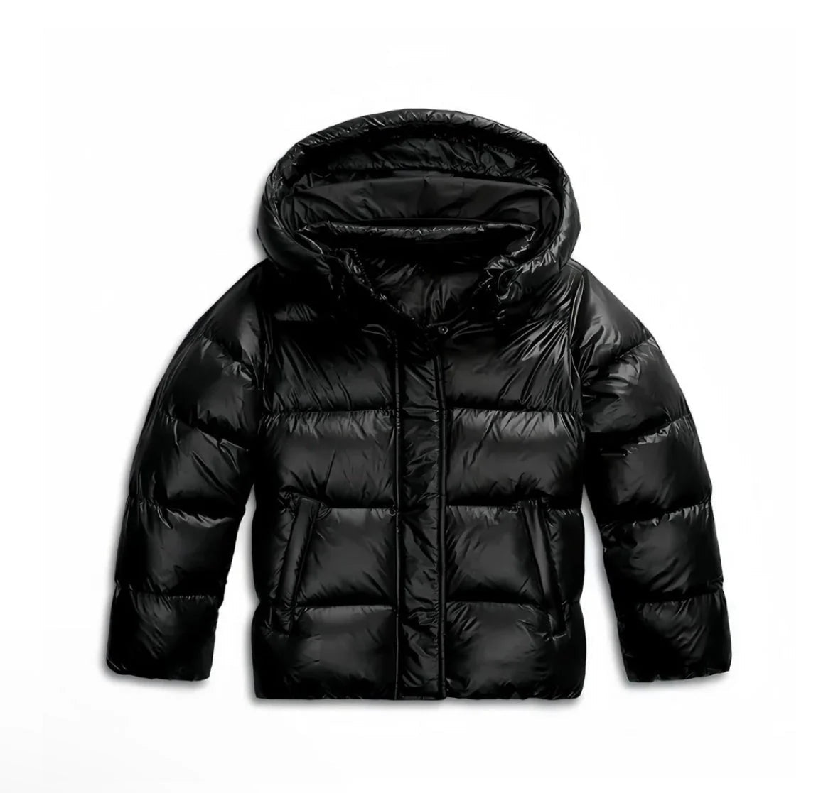 Stylische Damen Daunenjacke mit Kapuze und Reißverschluss von J&B - 7 - Annoboutique
