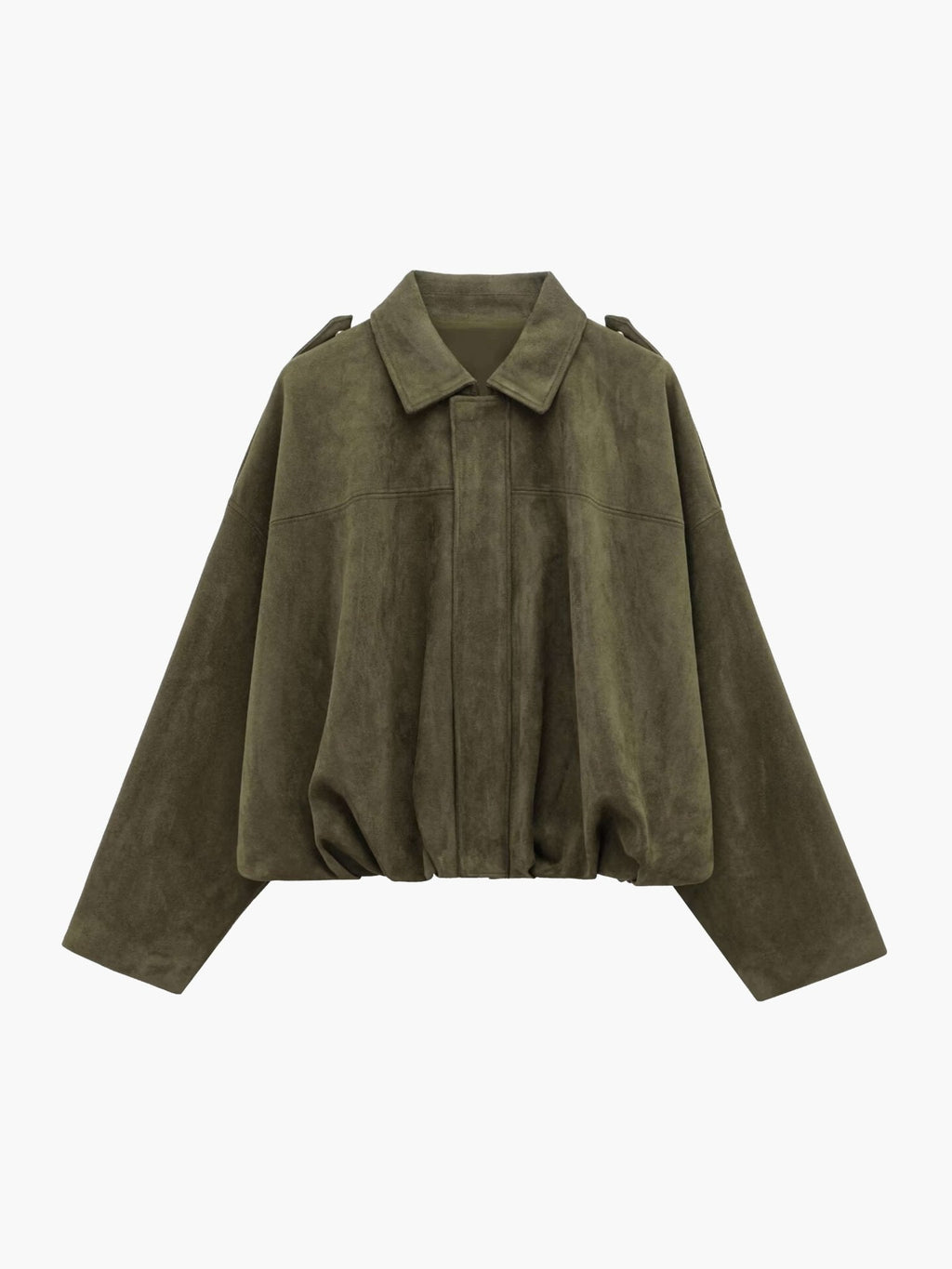 Damen Bomberjacke im lässigen Oversized-Stil mit praktischem Reißverschluss - J&B - 1 - Annoboutique