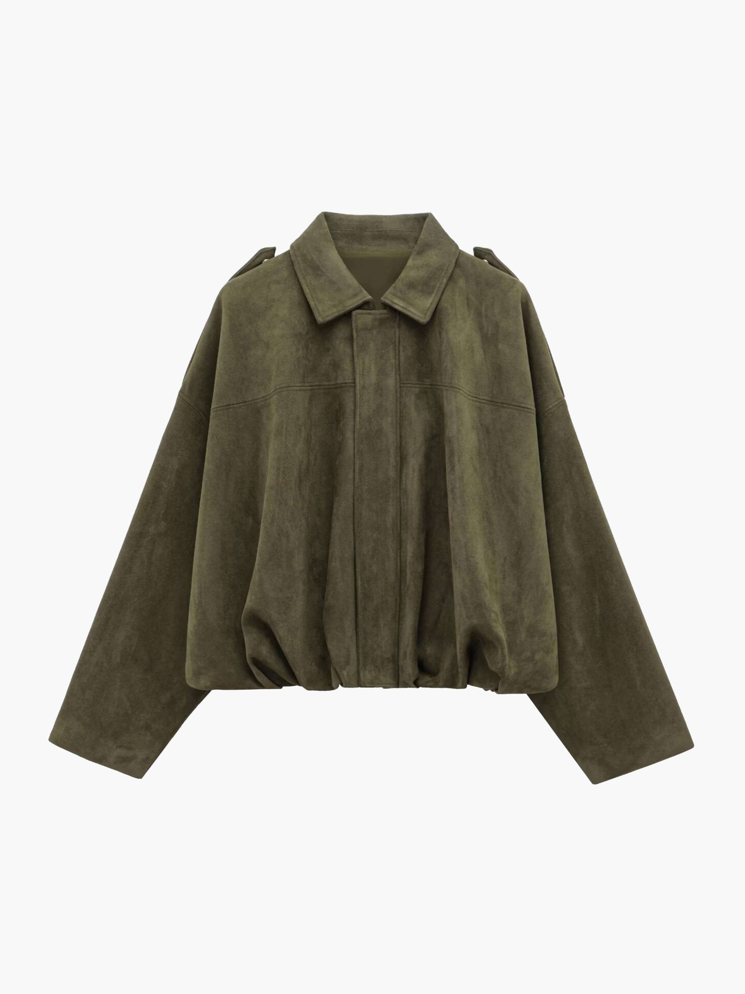 Damen Bomberjacke im lässigen Oversized-Stil mit praktischem Reißverschluss - J&B - 1 - Annoboutique