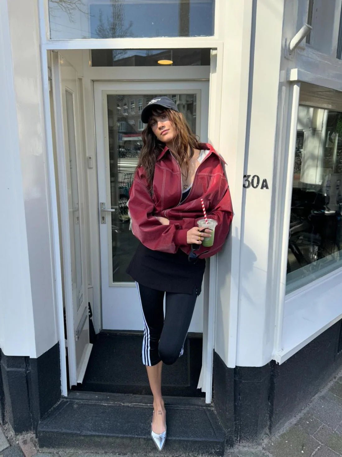 Damen Bomberjacke im Oversized-Stil mit Reißverschluss - J&B - 6 - Annoboutique