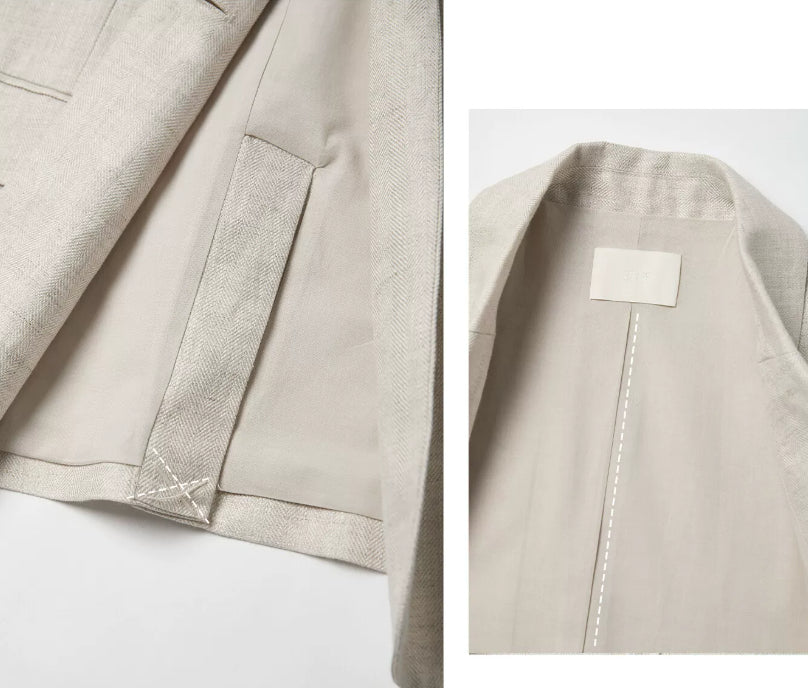 Damen Blazer mit lässigem Schnitt und elegantem Revers - J&B - 2 - Annoboutique