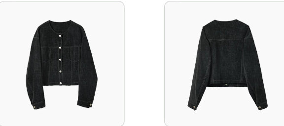 Stylische kurze Jacke für Damen mit praktischen Taschen - J&B - 2 - Annoboutique