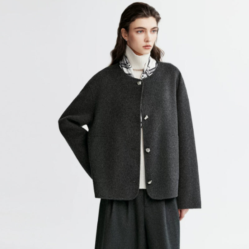 Elegante Damenjacke mit Knopfdetails - J&B - 3 - Annoboutique