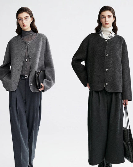 Elegante Damenjacke mit Knopfdetails - J&B - 4 - Annoboutique