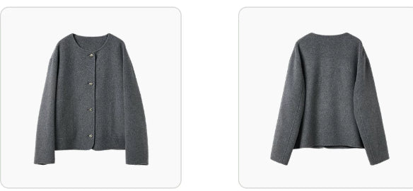 Elegante Damenjacke mit Knopfdetails - J&B - 6 - Annoboutique