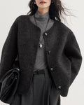 Elegante Damenjacke mit Knopfdetails - J&B - 8 - Annoboutique