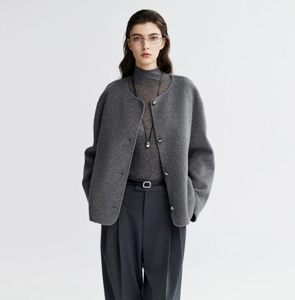 Elegante Damenjacke mit Knopfdetails - J&B - 9 - Annoboutique