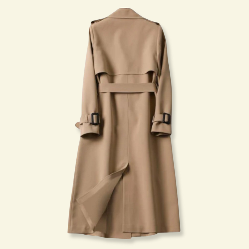 Eleganter Damen Trenchcoat mit doppelter Knopfleiste - J&B - 4 - Annoboutique