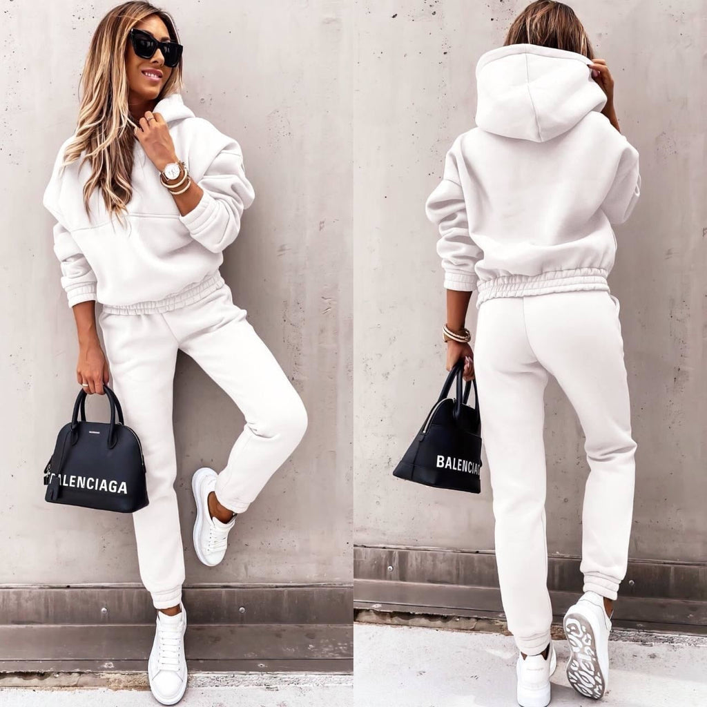 Lounge-Set für Damen in moderner Passform mit kuscheligem Tragekomfort - 4 - Jasminaboutique.com