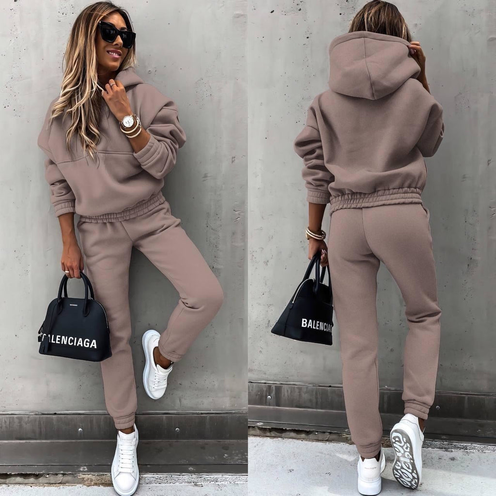 Lounge-Set für Damen in moderner Passform mit kuscheligem Tragekomfort - 5 - Jasminaboutique.com