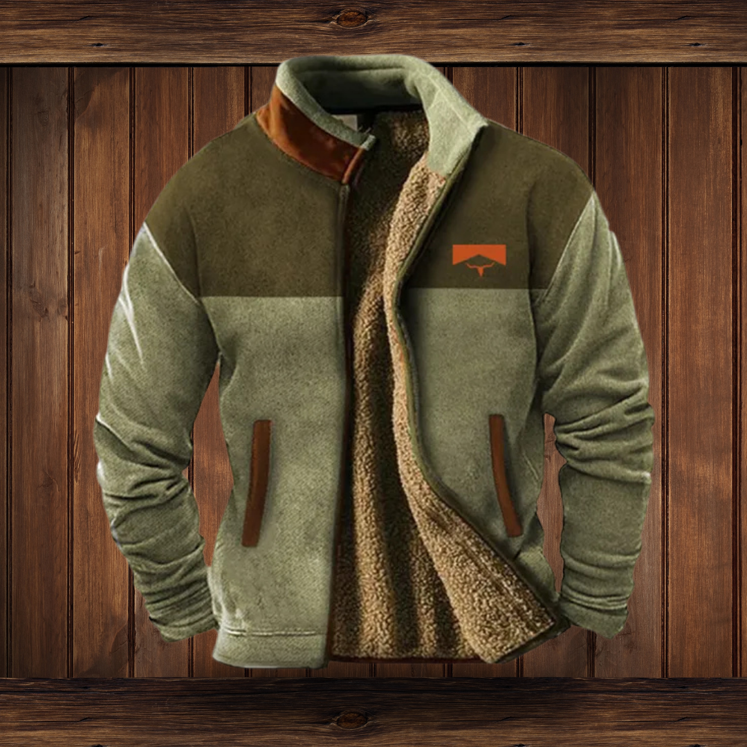 Stylische Herren-Fleece-Weste mit Kapuze im modernen Colorblock-Look - J&B - 3 - Annoboutique