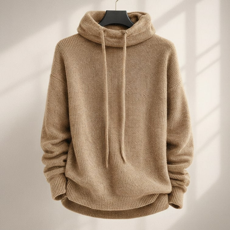 Stylischer Damen-Hoodie mit Wasserfallkragen und lässiger Passform - J&B - 3 - Annoboutique