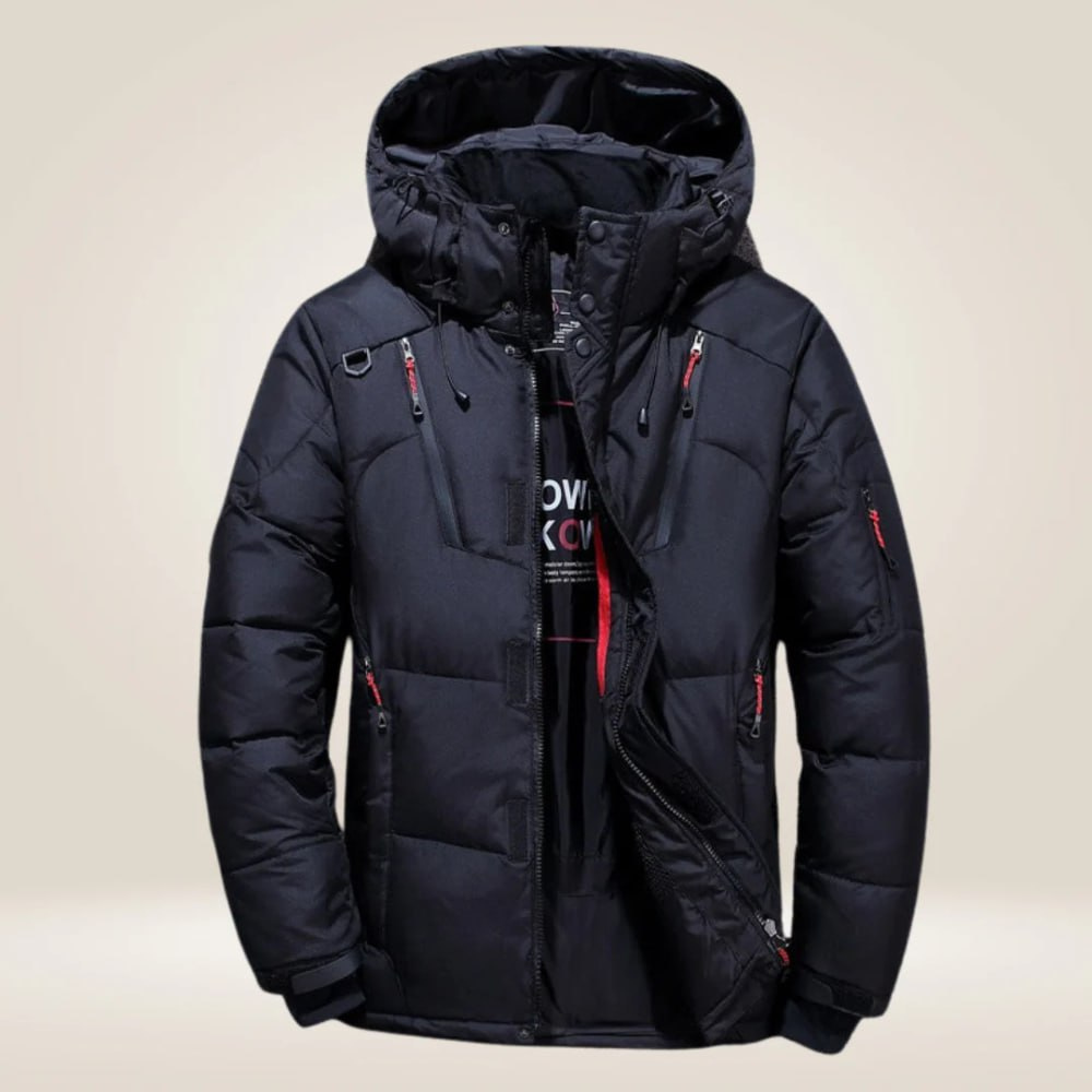 Funktionale Herrenjacke mit isolierender Wärme und praktischen Taschen | A&B - 5 - Annoboutique