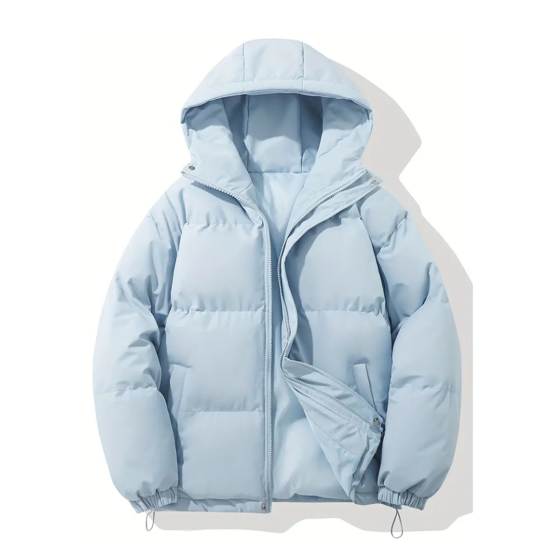 Damen Steppjacke mit Kapuze und praktischen Taschen | A&B - 8 - Annoboutique