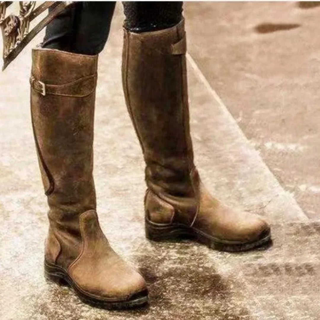 Hochwertige Stiefel Damen – Eleganter Look mit rutschfester Sohle | A&B - 4 - Annoboutique